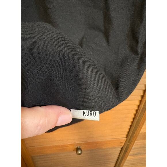 New NWT Takeshy Kurosawa Black Crewneck Embroidered Shoulder T Shirt - Medium - Picture 6 of 9